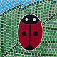 Mosspits Primary School Mosaics, 2014 - Four Ladybirds